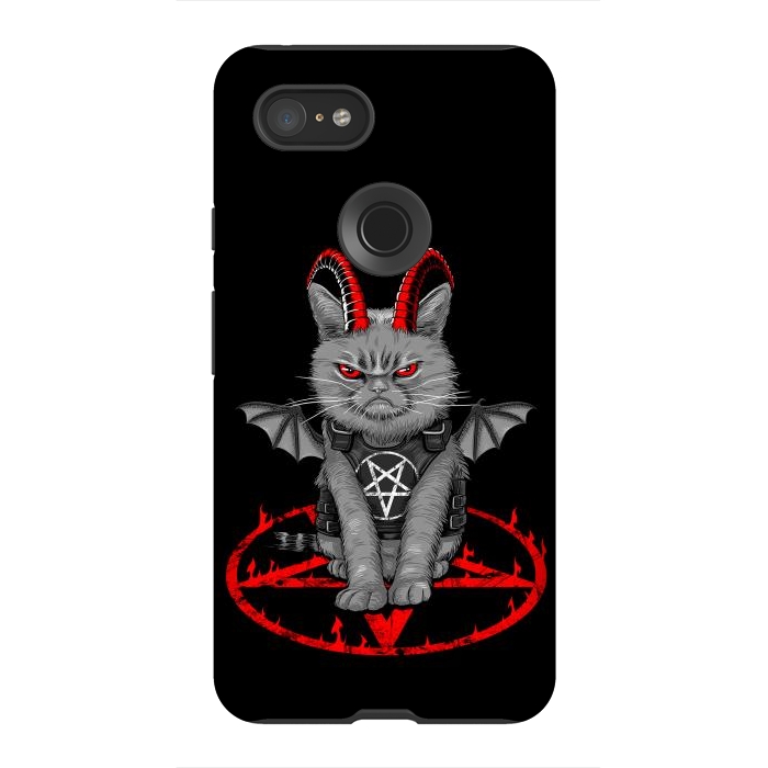 Pixel 3XL StrongFit demon cat by Alberto