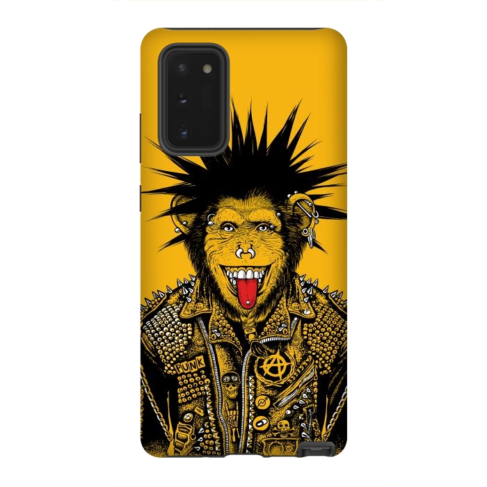 Galaxy Note 20 StrongFit Yellow punk monkey by Alberto