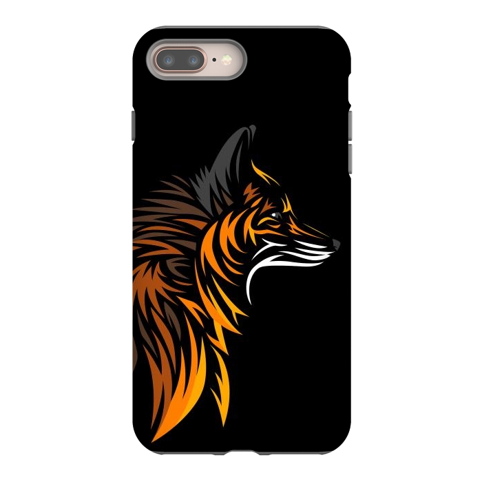 iPhone 7 plus StrongFit Tribal fox face by Alberto