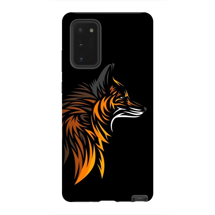 Galaxy Note 20 StrongFit Tribal fox face by Alberto
