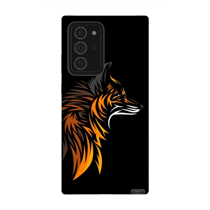 Galaxy Note 20 Ultra StrongFit Tribal fox face by Alberto