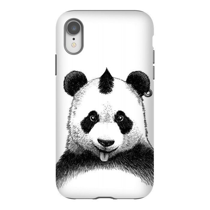 iPhone Xr StrongFit Punk Panda by Alberto