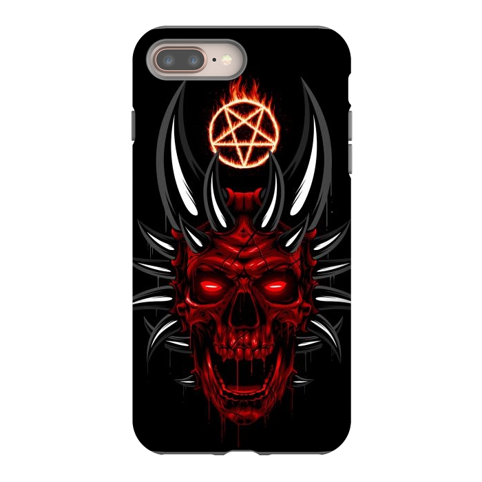 iPhone 7 plus StrongFit Satan Skull by Alberto