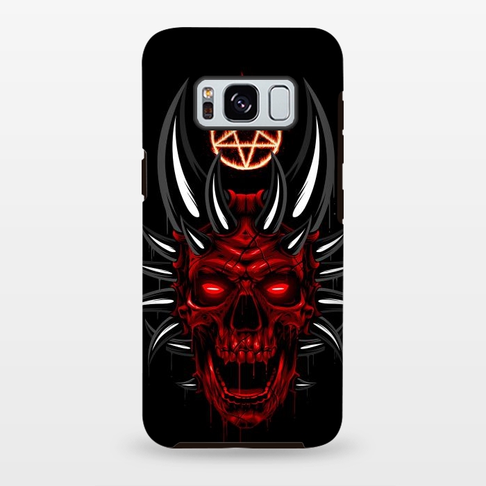Galaxy S8 plus StrongFit Satan Skull by Alberto