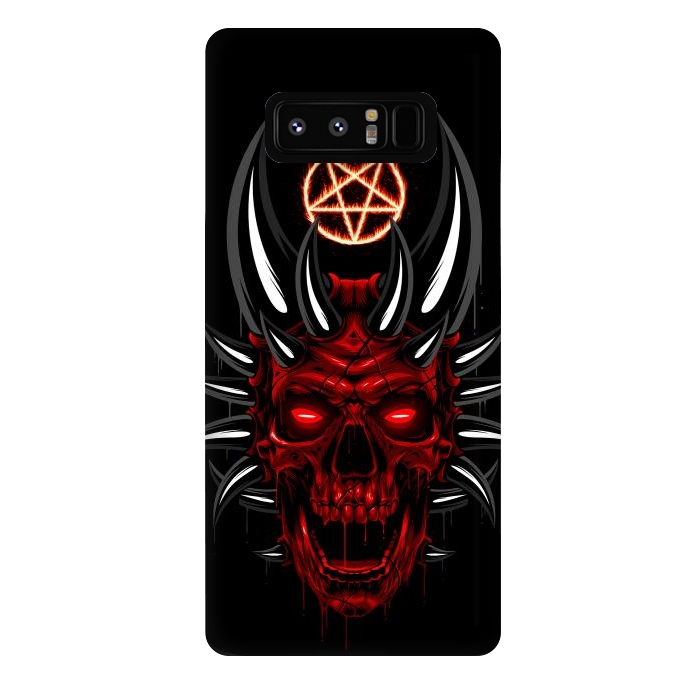 Galaxy Note 8 StrongFit Satan Skull by Alberto