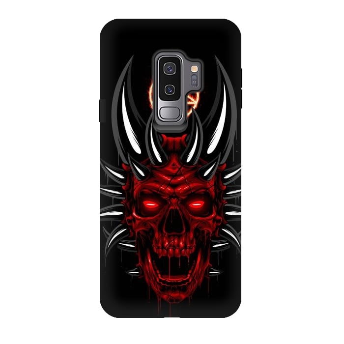 Galaxy S9 plus StrongFit Satan Skull by Alberto
