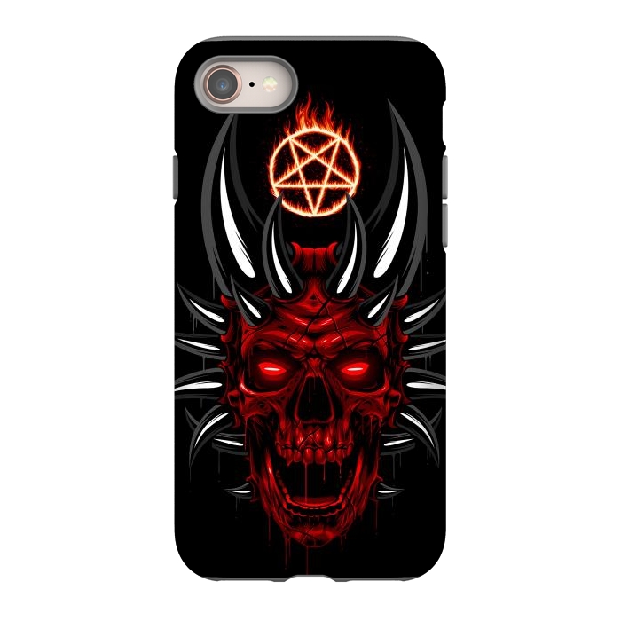 iPhone 8 StrongFit Satan Skull by Alberto