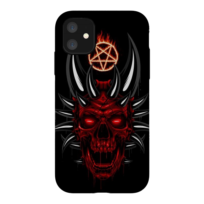 iPhone 11 StrongFit Satan Skull by Alberto