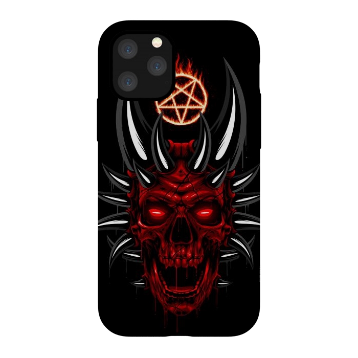 iPhone 11 Pro StrongFit Satan Skull by Alberto
