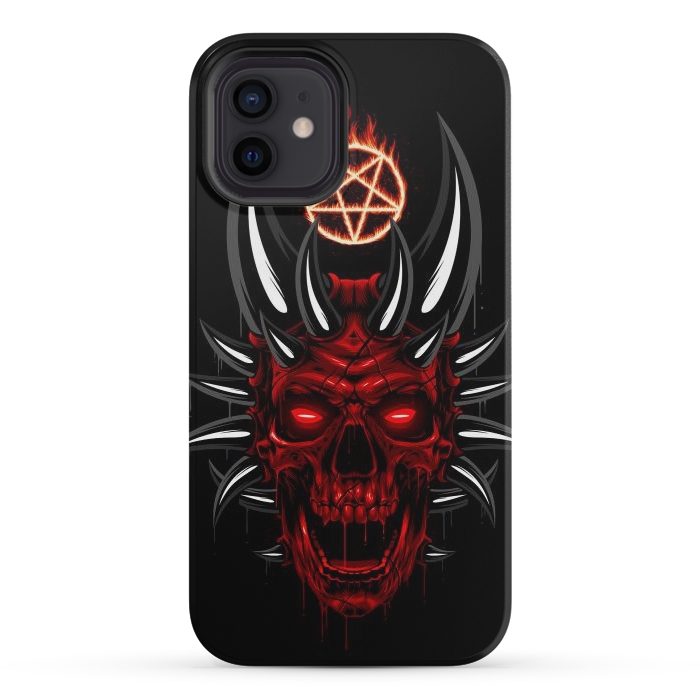 iPhone 12 mini StrongFit Satan Skull by Alberto