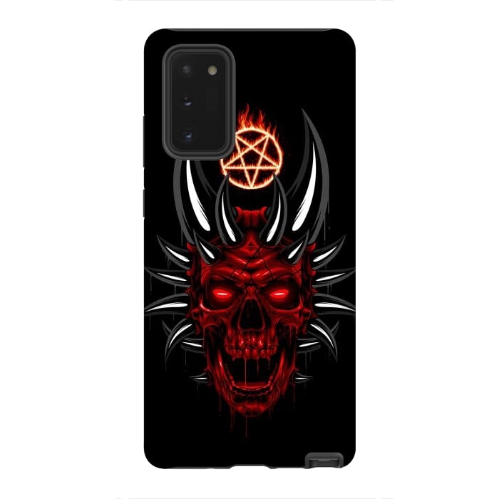 Galaxy Note 20 StrongFit Satan Skull by Alberto