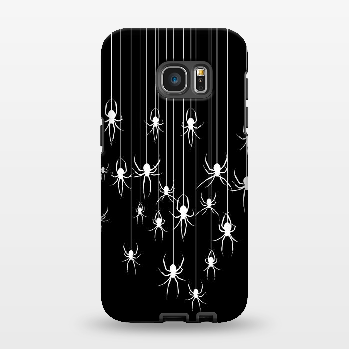 Galaxy S7 EDGE StrongFit Spider webs by Alberto