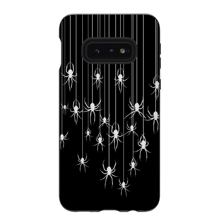 Galaxy S10e StrongFit Spider webs by Alberto