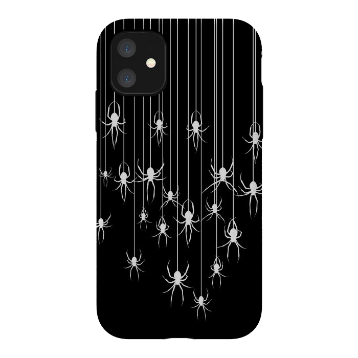 iPhone 11 StrongFit Spider webs by Alberto
