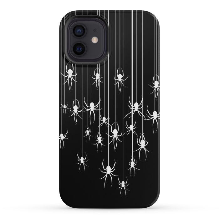 iPhone 12 mini StrongFit Spider webs by Alberto