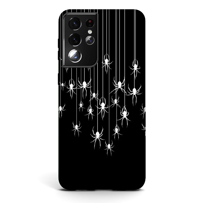 Galaxy S21 ultra StrongFit Spider webs by Alberto