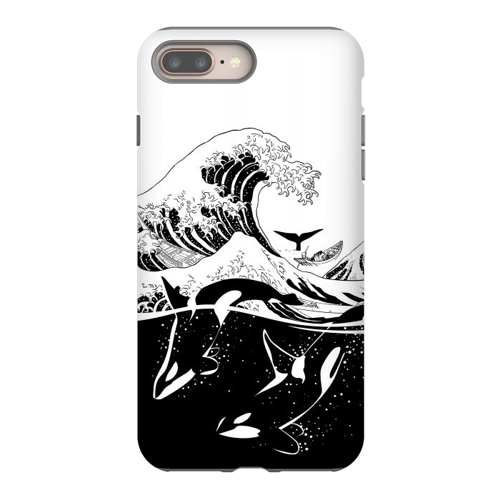 iPhone 7 plus StrongFit Wave killer Whale by Alberto