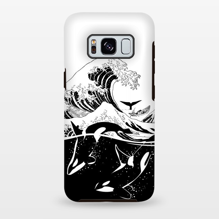 Galaxy S8 plus StrongFit Wave killer Whale by Alberto