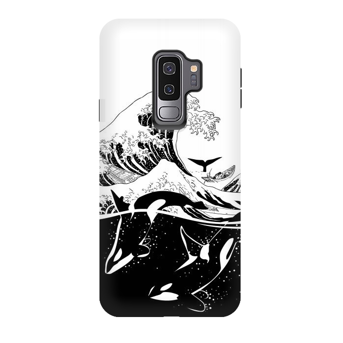 Galaxy S9 plus StrongFit Wave killer Whale by Alberto