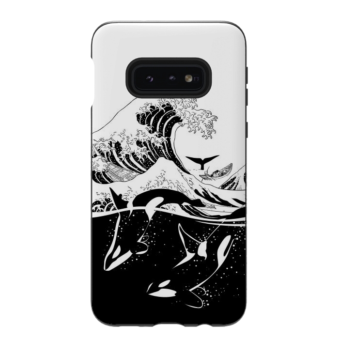 Galaxy S10e StrongFit Wave killer Whale by Alberto