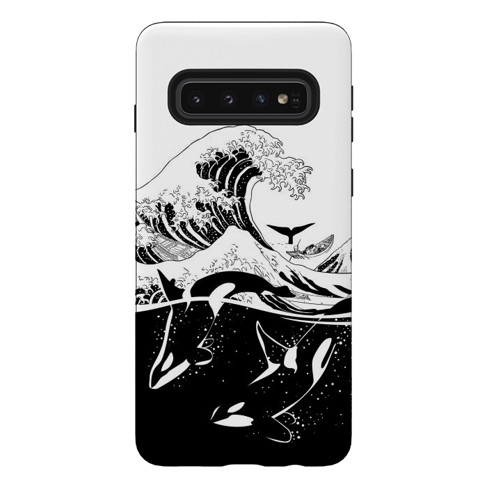 Galaxy S10 StrongFit Wave killer Whale by Alberto