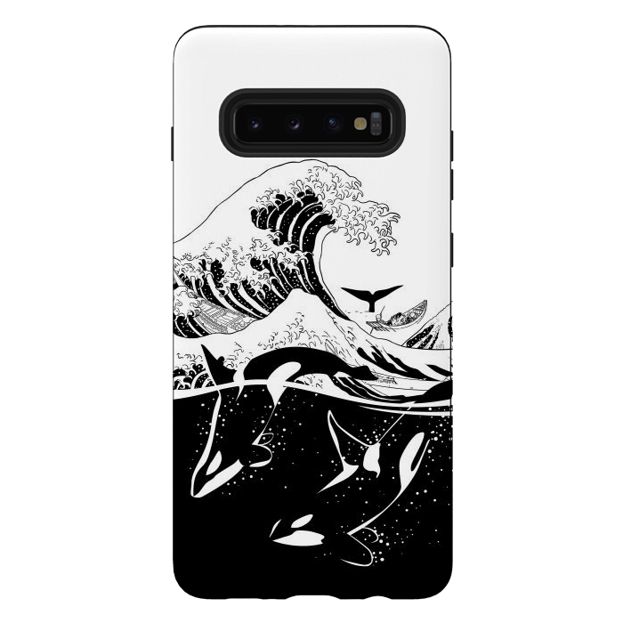 Galaxy S10 plus StrongFit Wave killer Whale by Alberto