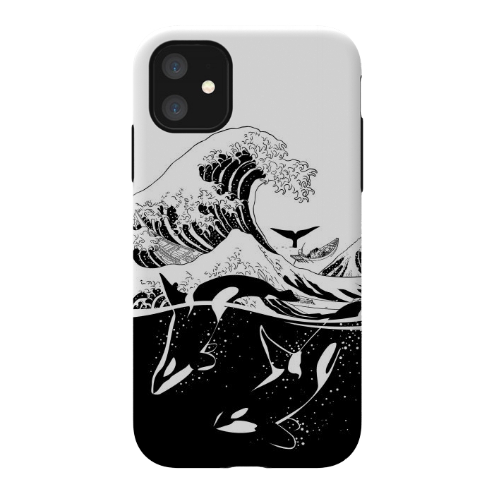 iPhone 11 StrongFit Wave killer Whale by Alberto