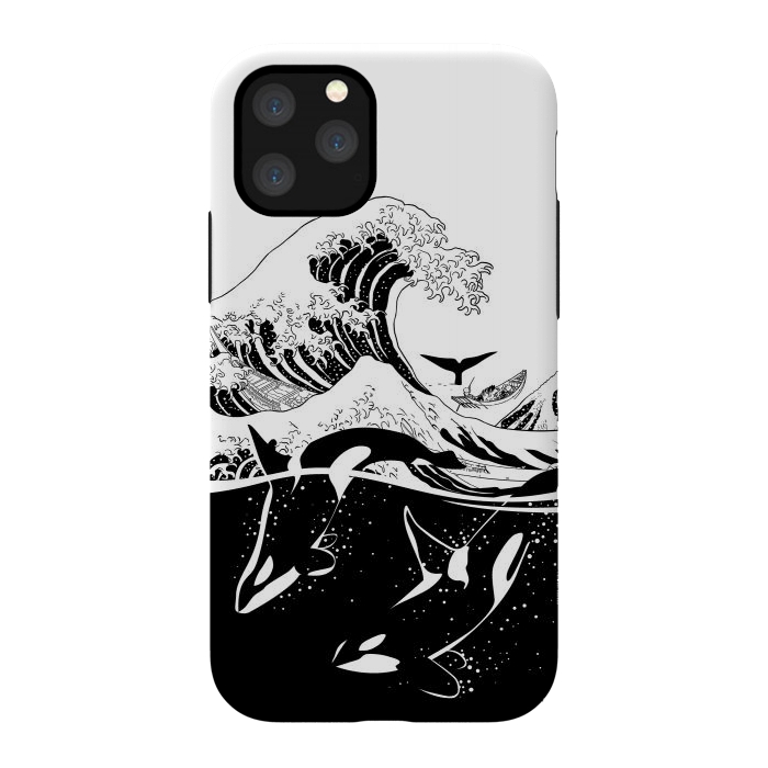 iPhone 11 Pro StrongFit Wave killer Whale by Alberto