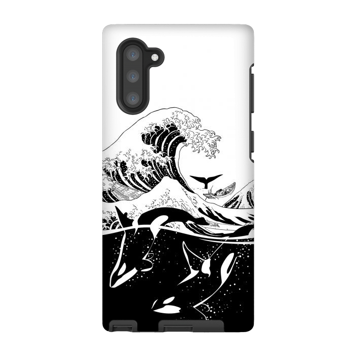 Galaxy Note 10 StrongFit Wave killer Whale by Alberto