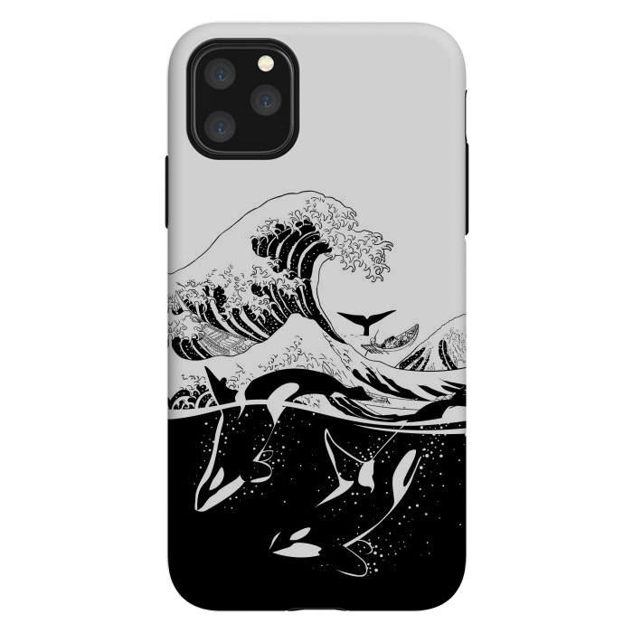 iPhone 11 Pro Max StrongFit Wave killer Whale by Alberto