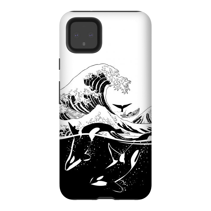 Pixel 4XL StrongFit Wave killer Whale by Alberto