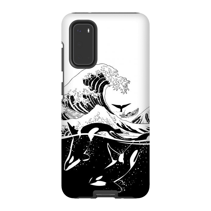 Galaxy S20 StrongFit Wave killer Whale by Alberto