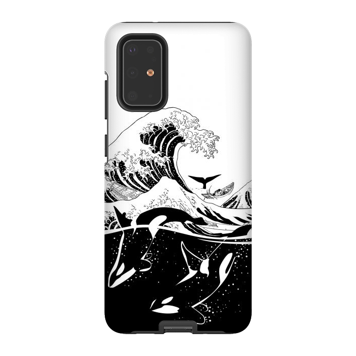 Galaxy S20 Plus StrongFit Wave killer Whale by Alberto