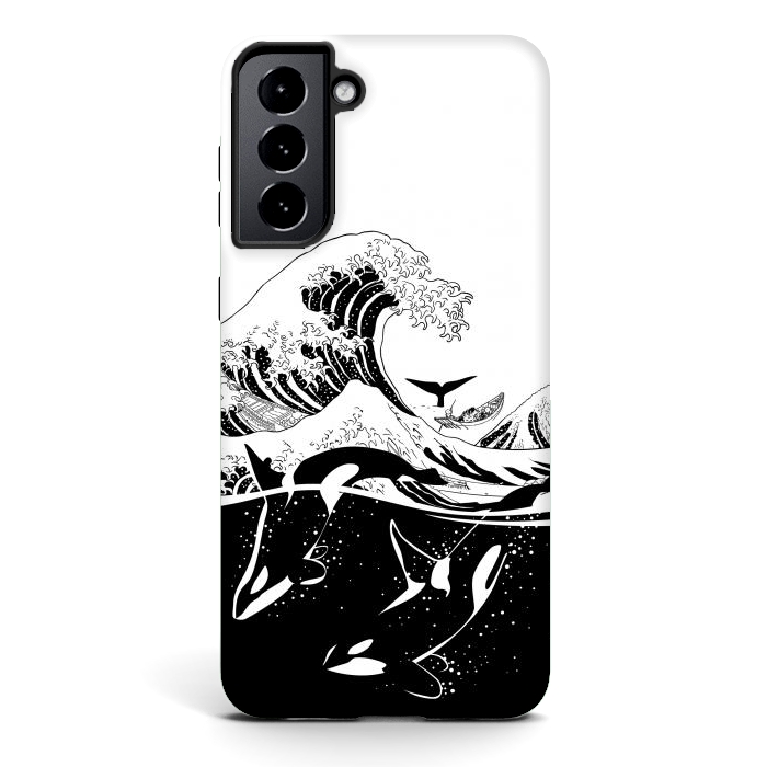Galaxy S21 plus StrongFit Wave killer Whale by Alberto