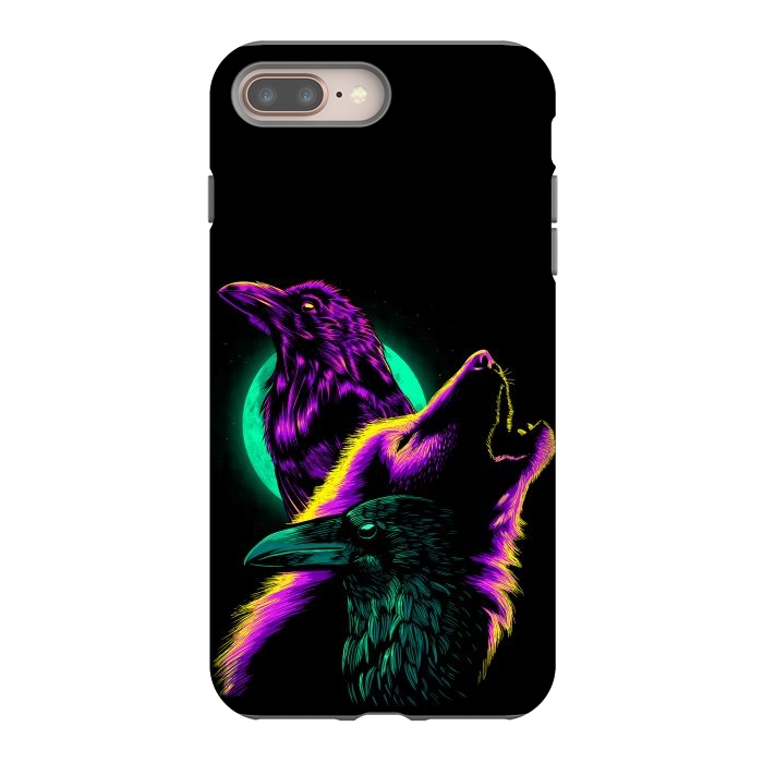 iPhone 7 plus StrongFit Raven and wolf by Alberto