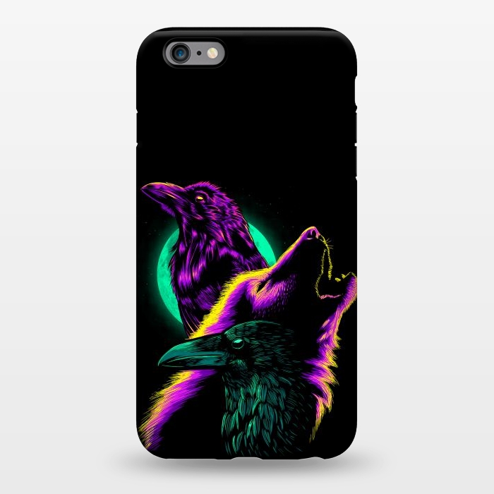iPhone 6/6s plus StrongFit Raven and wolf by Alberto