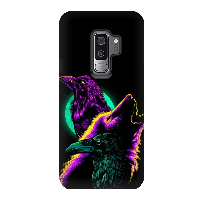 Galaxy S9 plus StrongFit Raven and wolf by Alberto