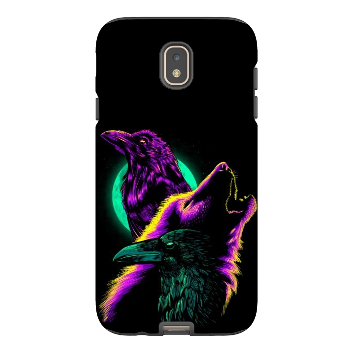 Galaxy J7 StrongFit Raven and wolf by Alberto