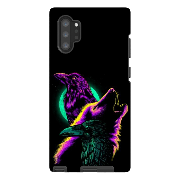 Galaxy Note 10 plus StrongFit Raven and wolf by Alberto