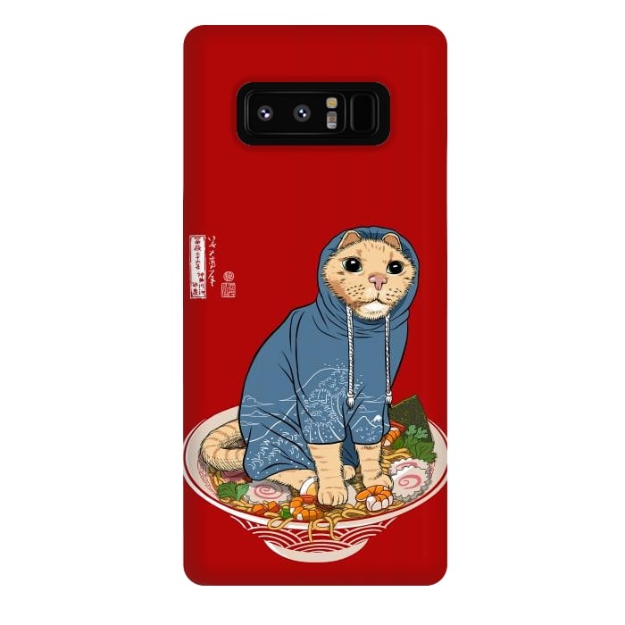 Galaxy Note 8 StrongFit Ramen Cat by Alberto