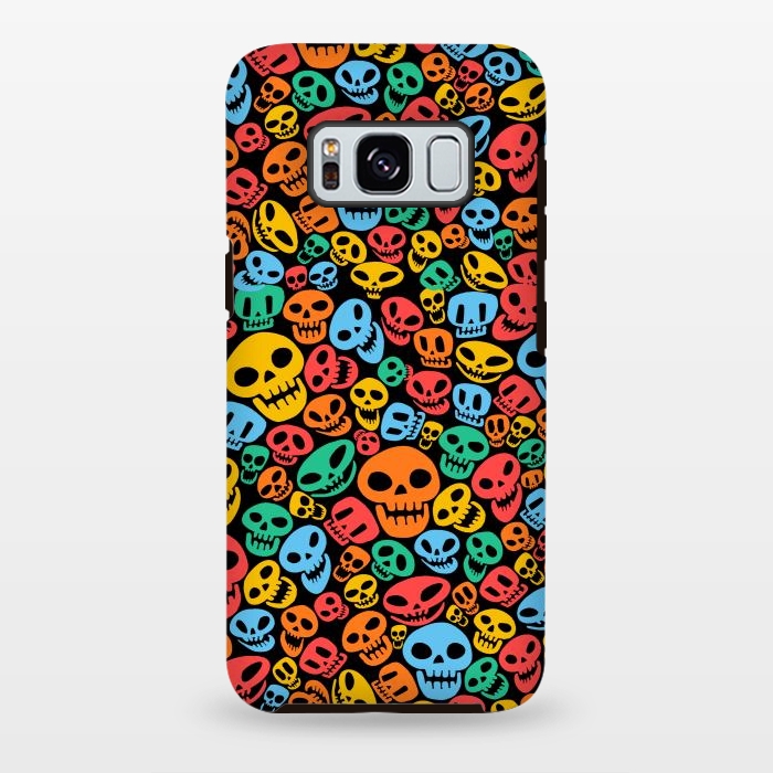 Galaxy S8 plus StrongFit Color Skulls by Alberto