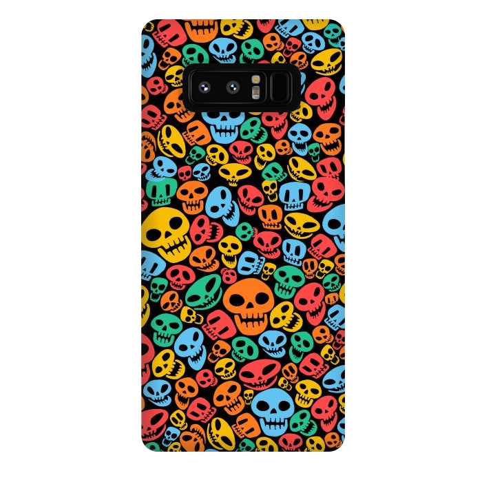 Galaxy Note 8 StrongFit Color Skulls by Alberto