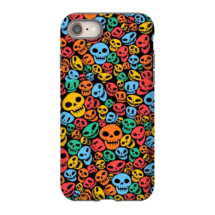 iPhone SE StrongFit Color Skulls by Alberto