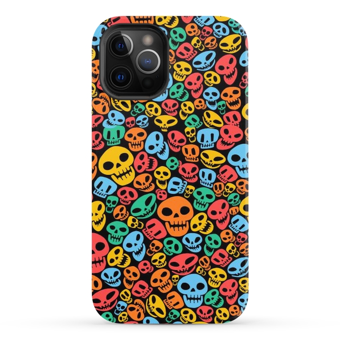 iPhone 12 Pro StrongFit Color Skulls by Alberto