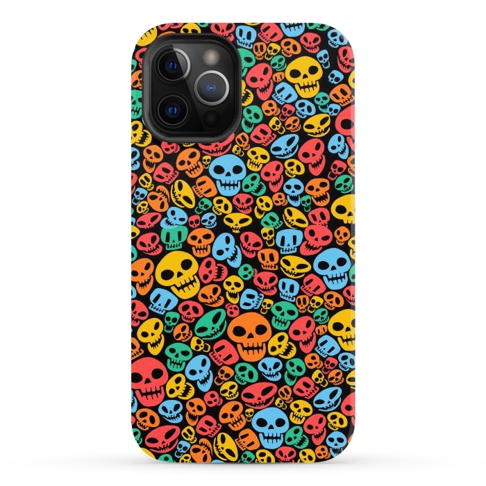 iPhone 12 Pro Max StrongFit Color Skulls by Alberto