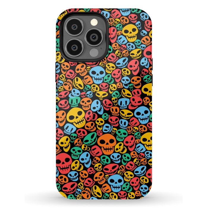 iPhone 13 Pro Max StrongFit Color Skulls by Alberto