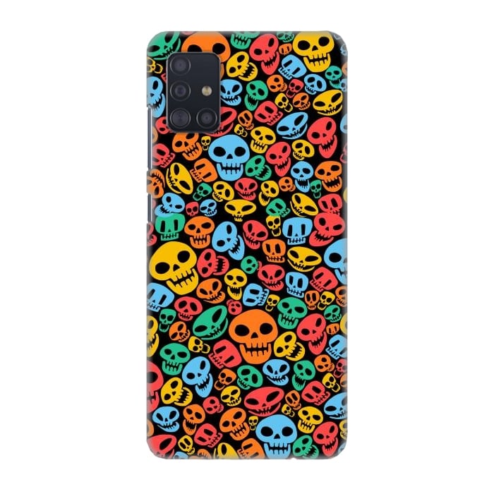 Galaxy A51 SlimFit Color Skulls por Alberto