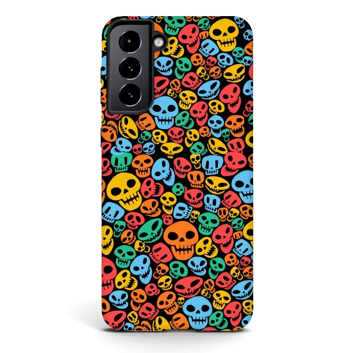 Galaxy S21 plus StrongFit Color Skulls by Alberto