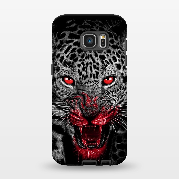 Galaxy S7 EDGE StrongFit Blood Leopard by Alberto