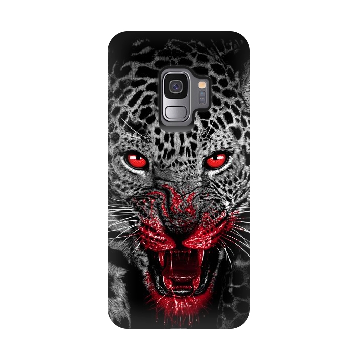Galaxy S9 StrongFit Blood Leopard by Alberto